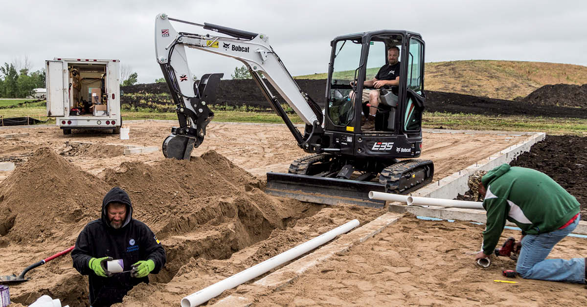 The Benefits of Using a Mini Excavator for Plumbing Delecca's